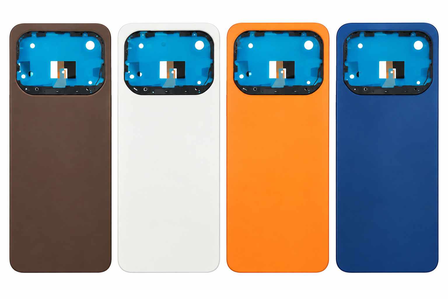Compatible Replacement for Infinix Note 60 Pro Back Panel – Brown, Orange, White & Blue